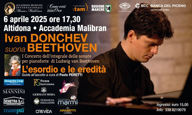 I CONCERTO DELL' INTEGRALE DELLE SONATE PER PIANOFORTE DI BEETHOVEN -  L'ESORDIO E LE EREDITÀ - IVAN DONCHEV