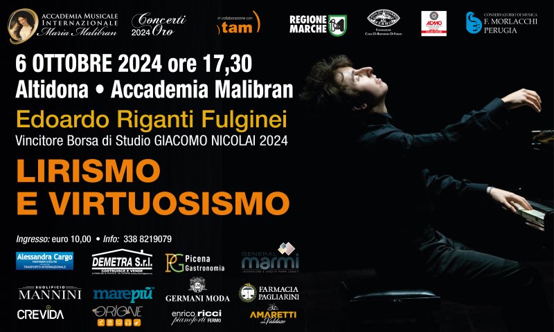 LIRISMO E VIRTUOSISMO - EDOARDO RIGANTI FULGINEI pianoforte